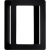 安赛瑞 磁性相框 挂墙免打孔磁吸照片墙 广告宣传展示框 10寸双层 黑色 8H00559