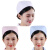 安巧象  护士帽涤棉护士护士长医师无檐高顶白粉蓝工作帽 【护士帽】厚款蓝色 