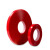 	安达通 纳米胶带 透明无痕红色双面胶强力高粘汽车防撞条双面胶 宽10mm*长3m（3卷装）