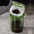 铸固 透明茶渣桶 茶水桶办公茶室推盖手提垃圾桶 过滤茶叶茶具 大号10L-轻奢绿+导流管三件套