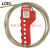 LOTO简易型缆锁BD-L61尼龙PA握式绝缘可调节钢缆绳锁PVC涂层工业阀门设备安全能量隔离锁具 BD-L61（含挂锁）