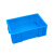 零件盒小号五金工具分格元器件周转箱收纳箱储物箱整理箱 蓝色(2只装)350x240x125mm