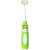 儿童电动牙刷三面宝宝牙刷2-3一6岁以上充电式刷牙全自动软毛刷头 草绿色 180