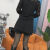 FVQX女士短裤2024新款洋气高腰假腰带女显瘦双层加厚冬天裤裙秋冬外穿 黑色 3XL135到150