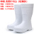 EVA超轻泡沫雨靴卫生靴厨房耐油耐酸碱高筒靴子防滑水鞋 单鞋-高筒818白 标准尺码 39/40