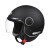 3C认证四季通用电动车头盔男女士四季通用款摩托车安全帽半盔全盔 双镜哑黑外长内彩