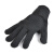 钢丝软手套5级防割五指耐磨不锈钢安保户外防暴划伤战术黑色工业品 zx黑色钢丝手套5双