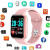 狮奥利兴北极晨智能表Smart Watch Bracelet Heart Rate Blood Fitness Tr pink
