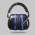 佳护睡觉专用工业静音耳机 头箍（加强版）：黑色+蓝色