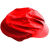 防尘帽子工作帽男厨师帽男女防油烟餐饮西餐厅服务员工作帽子厨房 红色HA01红色全布