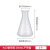施莱登 塑料三角锥形瓶化学实验瓶子250ml500ml烧杯直口广口摇瓶 250ml大口不带盖1个 