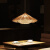 艾睿益竹编吊灯中式茶楼吧台草帽灯禅意东南亚日式餐厅民宿荷叶装饰灯具