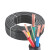 佳雁 电线电缆 YZ 3*4+2*2.5平方中型橡套线 国标3+2芯铜丝软电缆 100米