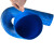 PVC蓝色吸尘管 塑料波纹软管通风管道工业排风软管橡胶排烟塑筋管 内径130MM一米价