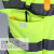 反光背心夜间骑行交通环卫建筑施工马甲透气户外反光衣荧光安全服 加厚透气多口袋-桔色