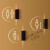 卫生间指示牌男女厕所标志牌带灯克力洗手间发光标识牌定制免接 A-2款29X11CM接电 1x1cm