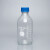 定制适用KimbleKimax蓝盖试剂瓶肖特蜀牛同款液相流动相溶剂瓶GL45耐高温试剂瓶盖丝口蓝 1000ml 蓝盖 透明