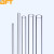 贝傅特 空心玻璃管 实验室高硼硅透明玻璃倒管引流管耐高温耐热管子 5*0.9*200mm(10支) 