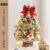 隽然 圣诞节装饰圣诞树家用桌面摆件迷你桌面ins仿真树套装 金色传说（45cm）【含灯】
