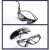 电焊眼镜劳保防风防沙防护防强光防打眼玻璃打磨切割护目镜 透明-材质升级款 3个
