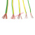 接地线 黄绿双色接地线1/1.5/2.5/4/6平方双色接地线软铜线单芯铜线MYFS 国标硬线1.5平方双色100米
