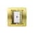 MIWHD 地插座纯平金色隐藏式双开门家用地板地砖强电插座4S地插盒 单电脑 MLCX4/04 10 220 2 
