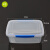 白色保鲜盒塑料长方形带盖家用速冻大容量储物盒厨房食物收纳盒子 B款4号（长42宽29.5高15厘