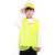 儿童志愿者马甲定制童装义工活动宣传背心定做小学生印 无口袋荧光绿 120