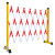 安晟达 安全电力施工可移动折叠防护栏绝缘伸围挡 玻璃钢管式绝缘伸缩围栏 红白1.2x2.5米