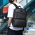 清奈男士背包商务通勤潮流时尚高中生大学生双肩包电脑包旅行书包 黑色