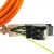 伺服电机动力线电源线6FX5002/8002-5CS41/5CS51电缆连接线 橙色 51(PVC)5m