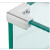 京洲实邦铝合金玻璃固定夹TL形免打孔加固瓷砖卡扣 铝一字单孔