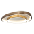 松伟彩云之南系列 LED护眼现代轻奢卧室灯创意餐勒洛三角形吸顶灯 68W