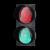 红绿灯交通信号灯200型三联灯LED路口警示灯行人车辆倒计时信号灯 心型红绿灯