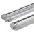 LED防爆支架灯管0.6米0.9米1.2米单管双管防爆灯 空支架(双支) (灰色)双支空架1.2米/薄1.0玻璃0.8铝头