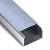 DS 铝合金方线槽 60*40mm 壁厚0.8mm 1米/根 外盖明装方形自粘地面