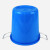 张氏艺佳 大水桶塑料桶圆形收纳桶大容量水桶大号垃圾桶 160L蓝色