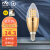 雷士照明（NVC）LED灯泡尖泡E14小螺口蜡烛灯泡照明高亮节能灯 9瓦暖白光4000K
