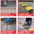 定制适用于橡胶道路公路停车场坡铸钢铁加厚限速缓冲带板家用门口 橡塑三角5m5年高速