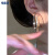 特奇玛欧美风时尚微镶水钻银色大圈圈耳环夸张设计个性独特气质耳圈耳饰 微镶水钻耳圈