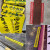 定制小心台阶地滑地贴超长温馨提示牌商场卫生间警示警告牌标识牌 2张黄小心地滑/1米长 10x100cm