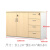 圣隆苏 文件柜木质矮柜储物柜子简约现代办公室落地资料柜开门小地柜带锁定制 白色双开门