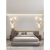 纯庆浪漫花朵氛围感卧室床头壁灯北欧设计师装饰灯创意客厅背景墙灯具 【左右手-A款-白色-白光】 两个