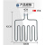 才立桑拿炉加热管桑拿房电热管干蒸炉发热管方四方五档220V380V2KW3KW 方四本色 220V/2KW