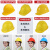 DYQT安全帽工地建筑施工头盔国标加厚内衬安全生产车间工程安全帽定制 国标V型加厚透气款（新款）