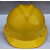 工地头盔国标加厚电力防砸领导印字男帽衬 加厚ABS材质黄色