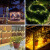 北原野子露营太阳能灯带20M花园围墙氛围照明LED广告灯串亮化灯带户外防水庭院