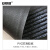 安赛瑞 双条纹PVC复合地垫 1.8×5m 走廊过道防滑防水地毯卷垫 商用灰色绒面通道地毯垫 灰色 13707