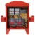 电焊配电箱220V/380V箱工地电箱防水室外临时三级手提小电箱  380 5路多功能1016A装修箱(红色