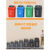 新国标四分类垃圾桶带盖商用餐饮大容量可回收有害厨余公共场合 10升带盖红色有害